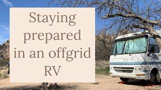 How To Be Prepared in an Off Grid RV