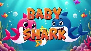 Baby Shark, Baby Shark Doo Doo Song |  Family Shark in the Ocean Song  | Kidsjourney