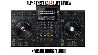 Alpha Theta XDJ-AZ Live Walk Thru and Review