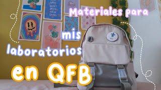 ¿Qué llevo para mis prácticas en #QFB? Materiales viejitos y actuales