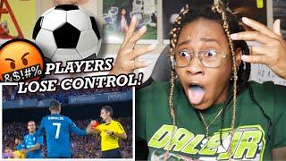 WHEN FOOTBALL PLAYERS LOSE THEIR COOL REACTION! ️ | Favour