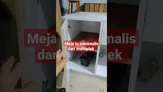 97% meja tv minimalis handmade dari multiplek