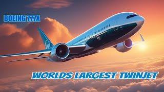 Boeing 777x :The Quietest Long-Range Aircraft Ever Built | Worlds Largest Twinjet