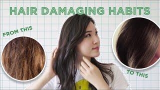 Hair Damaging Habits You’re Doing EVERY DAY! • Simple Tips No One Tells You