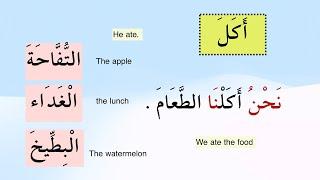 Arabic verbs | Conjugation with نحن