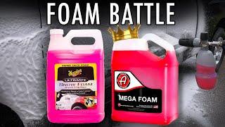 ADAMS MEGA FOAM vs MEGUIAR'S ULTIMATE SNOW FOAM SOAP BATTLE