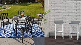 Best Steel-Framed Outdoor Patio Dining Chairs Set | Top 10 Steel-Framed Outdoor Patio Dining Chairs