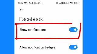 how to turn off Facebook notifications on android