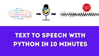 Create a Perfect text to speech in python in 10 minutes with Coqui TTS