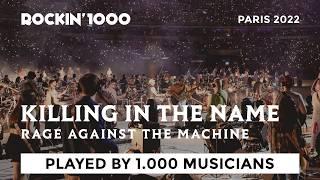 Killing In The Name - Rage Against The Machine, played by 1000 musicians | Rockin'1000