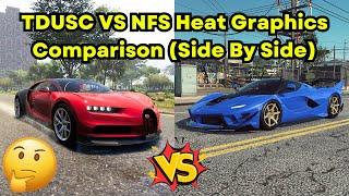 Need For Speed Heat VS Test Drive Unlimited Solar Crown Graphic Side By Side Comparison