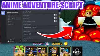 Anime Adventures Script Pastebin 2022 | Auto Farm, Infinite Gems | WORKING