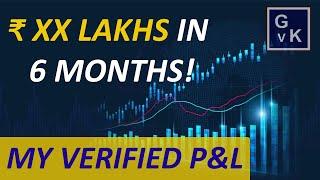 Profit in 6 Months | My Verified PNL by Stock market Telugu GVK@