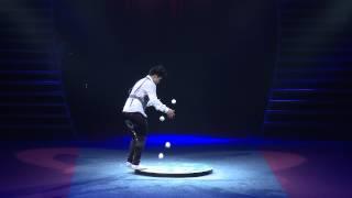 "GOLDEN TRICK OF KOBZOV" 2015, «Force of gravity» juggling Erkinbek Saralaev Kyrgyzstan