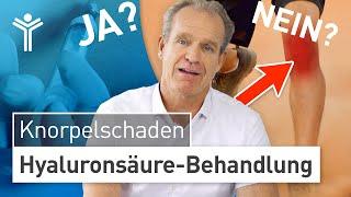 Hyaluronsäure zur Behandlung von Knorpelschaden & Arthrose? Das sollten Sie wissen!