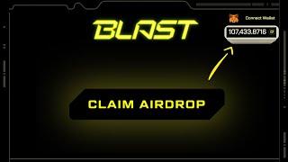 BLAST Airdrop Claim + Withdraw ETH Guide (Tutorial how to claim safety)