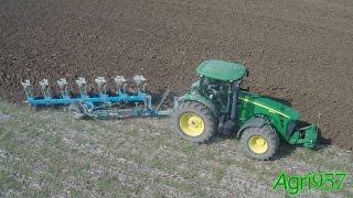 JOHN DEERE 8320R & Lemken Vari-Diamant 9 - PLOUGHING 2015