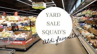 YARD SALE SQUAD'S ALDI FAVS | What I Buy At Aldi! (Shop with me!)