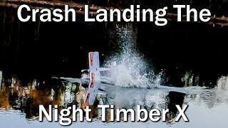 Wringing Out the E-Flite Night Timber X on Floats w/ Crash Landing on Water