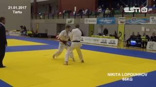 ESN TV 21.01.2017  JUDO ЧЕМПИОНАТ ЭСТОНИИ В ГОРОДЕ ТАРТУ,NIKITA LOPOUHHOV