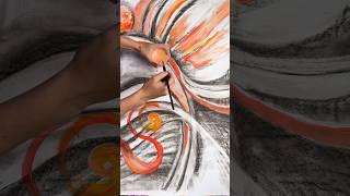 Satisfying Morning Abstract Intuitive Painting ASMR #satisfyingvideo #asmr #painting