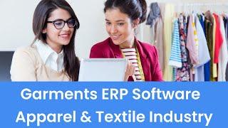 Garments ERP Software for Apparel and Textile  Industry