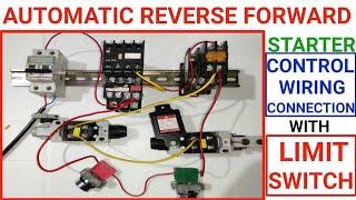 AUTOMATIC REVERSE FORWARD STARTER की CONTROL WIRING कैसे करते है?