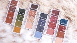 New Makeup from ELF | Bite Size Palettes Review + 6 Looks!