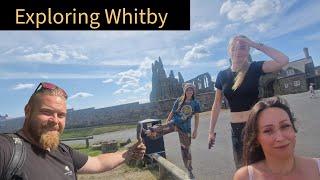 “Whitby Wonders: A Family Adventure with Draculas gravestone and Fossil Finds”