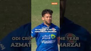 Azmatullah Omarzai named ICC Men’s ODI Cricketer of the Year.