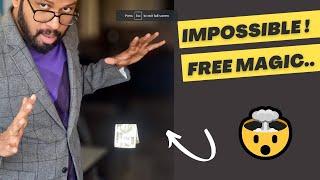 Free Trick - How to make the note Fly !! Learn Magic Hindi | Magic Tricks ( Trick #203)