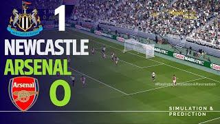 NEWCASTLE 1-0 ARSENAL • Highlights • Premier League 24/25 | Simulation/Recreation