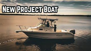 The NEW PROJECT Boat TOUR | DIY Boat Projects | Walkaround Boat