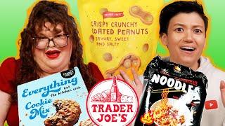 Kristin & Jen Try EVERY NEW Trader Joe's Item For September | Kitchen & Jorn