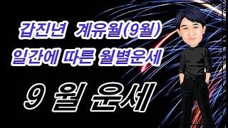 갑진년 계유(9월) 일간별 운세