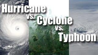 Hurricane vs Cyclone vs Typhoon