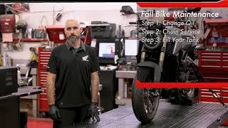 Motorcycle storage tips