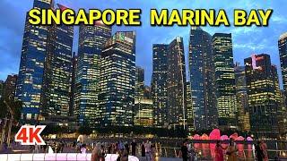 Singapore City 4K | Dazzling Marina Bay & Marina Bay Sands