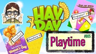 Hay Day - Playtime #005 - Weltfrauentag 75x Helfen, Level Up 161️162, Gameplay