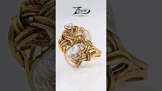 Timeless Gold Ring Design for Women | #jewellery