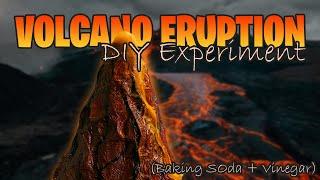 DIY Volcano Eruption Experiment  | Baking soda/Vinegar Science Experiment