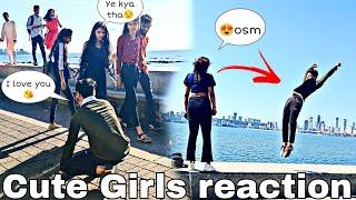 Flips Reaction on Cute Girls || Suraj Flipper Vlogs