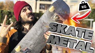 TABLA SKATE DE METAL !! nueva tabla que no parte ?