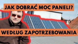 Jak dobrać moc paneli wg zapotrzebowania do instalacji off-grid (wyspowej).