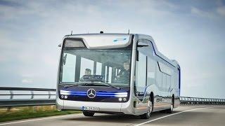 Daimler Buses - MBFuturebus Premiere - Automated Driving 2016 - Testdrive Motoraktion