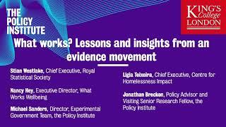 What works? Lessons and insights from an evidence movement