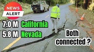 Could Nevada Earthquakes TRIGGER the BIG ONE in California - Or cause the Opposite ? #quake