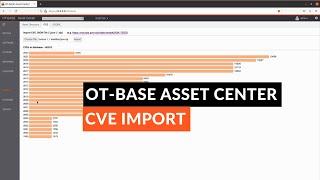 Configuring CVE import in OT-BASE Asset Center
