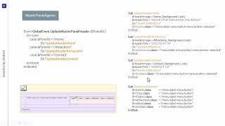 Master Panel: Actualización del Header y navegaciones