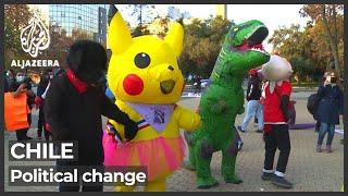 Protesters bring hope for political change in Chile